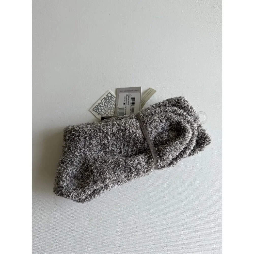 Barefoot Dreams Heathered Women's Socks - Multiple Options charcoal white